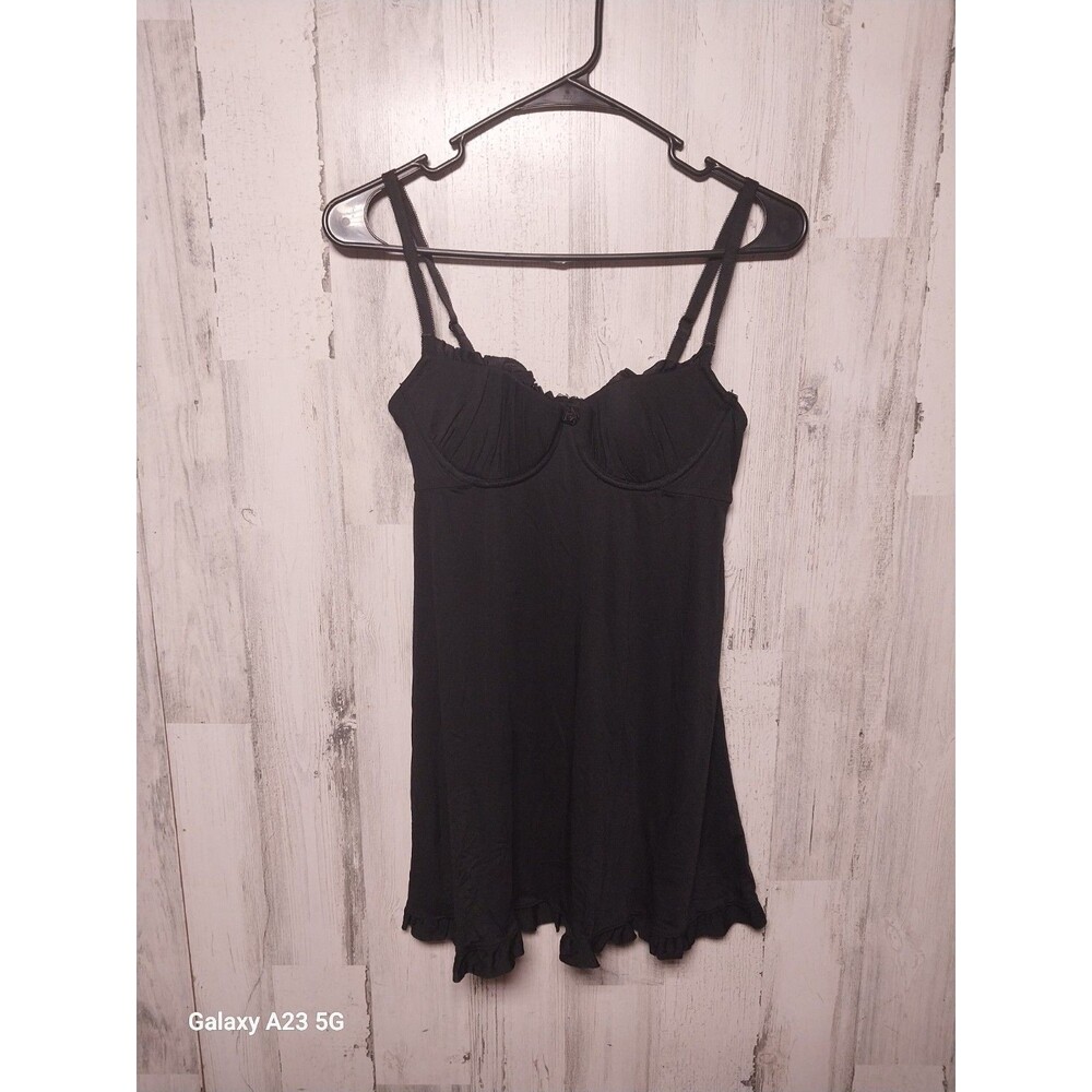 Smart & Sexy 34B Underwired Black Babydoll Slip